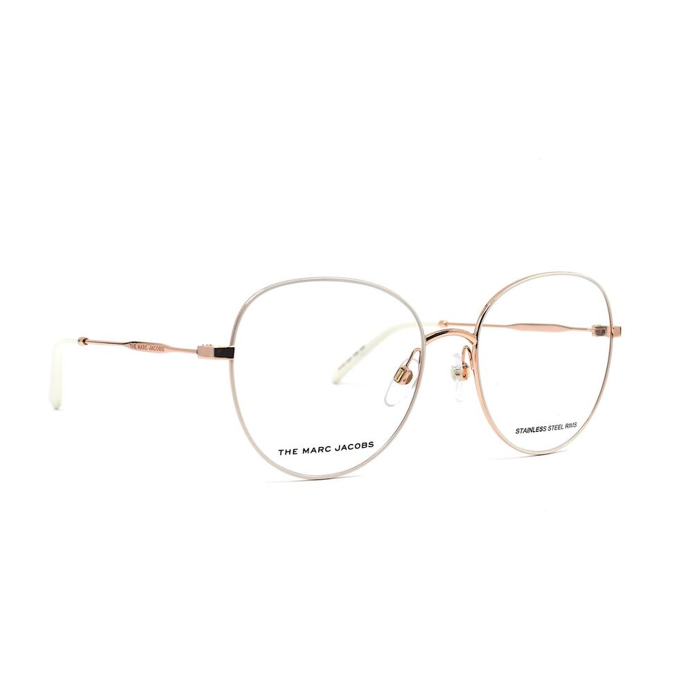 NEW MARC JACOBS MARC590 Y3R GOLD IVORY AUTHENTIC EYEGLASSES FRAME - Picture 2 of 12